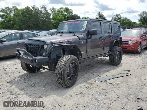 2017 Jeep Wrangler Unlimited Rubicon Recon with VIN 1C4HJWFG3HL510439, listed as a Copart auction lot 60791165 with 125,955 mi miles and Salvage title. Bid and sale history available at DreamBid. Image 1.