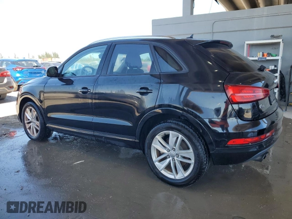 2017 Audi Q3 Premium with VIN WA1ECCFS3HR013012, listed as a Copart auction lot 53105645 with 87,520 mi miles and Clean Title. Bid and sale history available at carsss.com. Image 2.