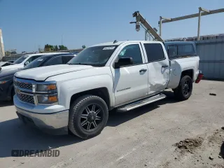 2014 Chevrolet Silverado 1500 LT with VIN 3GCPCREH7EG427915, listed as a Copart auction lot 65219244 with 127,778 mi miles and Salvage Title. Bid and sale history available at DreamBid. Image 1.