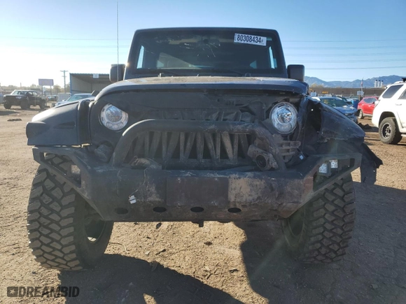 2018 Jeep Wrangler JK Unlimited Rubicon with VIN 1C4BJWFG5JL847271, listed as a Copart auction lot 80308434 with 101,375 mi miles and Salvage Title. Bid and sale history available at carsss.com. Image 5.