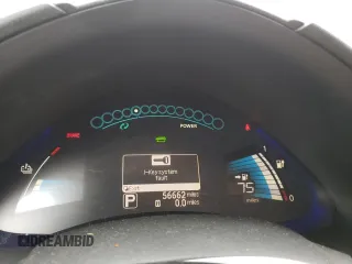 2017 Nissan LEAF SL with VIN 1N4BZ0CP7HC301775, listed as a Copart auction lot 58201223 with 56,662 mi miles. Bid and sale history available at carsss.com. Image 9.