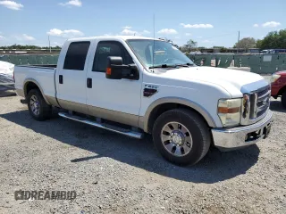 2008 Ford F-250 XL with VIN 1FTSW20R38EA03782, listed as a Copart auction lot 54895085 with 142,357 mi miles and Salvage title. Bid and sale history available at DreamBid. Image 4.