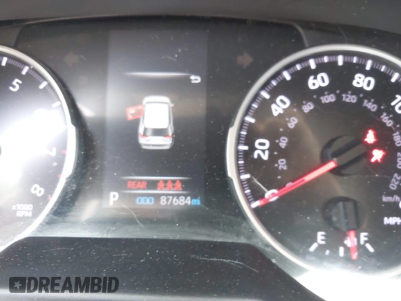2019 Toyota RAV4 XLE with VIN 2T3P1RFV0KC008652, listed as a IAAI auction lot 42508557 with 87,684 mi miles and . Bid and sale history available at DreamBid. Image 15.
