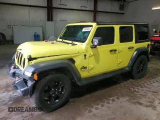 2023 Jeep Wrangler Willys with VIN 1C4HJXDN9PW640617, listed as a Copart auction lot 84894564 with 2,136 mi miles and Salvage Title. Bid and sale history available at DreamBid. Image 1.