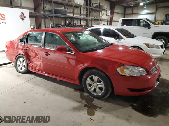 2012 Chevrolet Impala LS Fleet with VIN 2G1WF5E3XC1193378, listed as a Copart auction lot 47761485 with 66,174 mi miles and Salvage Title. Bid and sale history available at DreamBid. Image 4.