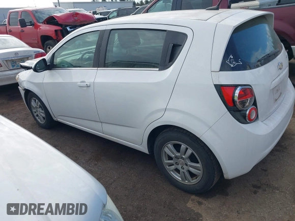 2014 Chevrolet Sonic LT with VIN 1G1JC6SGXE4227987, listed as a IAAI auction lot 41664049 with 1 mi miles. Bid and sale history available at carsss.com. Image 3.