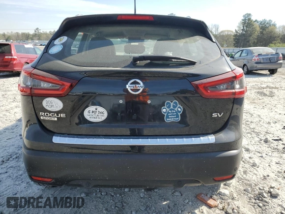 2020 Nissan Rogue Sport SV with VIN JN1BJ1CV4LW281517, listed as a Copart auction lot 50985615 with 69,009 mi miles and Salvage Title. Bid and sale history available at carsss.com. Image 6.