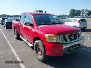 2011 Nissan Titan SL with VIN 1N6BA0EC1BN317541, listed as a IAAI auction lot 42540122 with 156,661 mi miles and . Bid and sale history available at DreamBid. Image 1.
