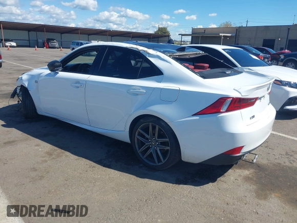 2015 Lexus IS 250 with VIN JTHBF1D28F5064418, listed as a IAAI auction lot 41953212 with 155,741 mi miles and . Bid and sale history available at carsss.com. Image 3.