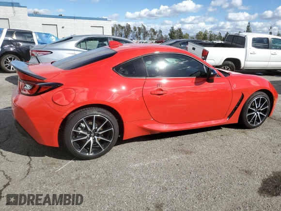 2024 Toyota 86 with VIN JF1ZNBB1XR9754144, listed as a Copart auction lot 48593365 with 5,057 mi miles and Salvage Title. Bid and sale history available at DreamBid. Image 3.