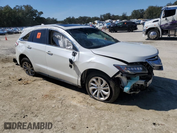 2018 Acura RDX with VIN 5J8TB4H38JL014792, listed as a Copart auction lot 45473745 with 0 mi miles and Non Repairable. Bid and sale history available at carsss.com. Image 4.