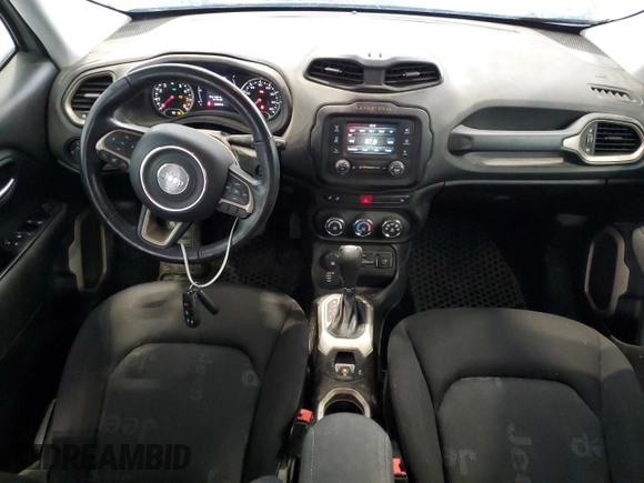 2017 Jeep Renegade Latitude with VIN ZACCJBBB5HPF39417, listed as a Copart auction lot 53663995 with 91,947 mi miles and Clean Title. Bid and sale history available at carsss.com. Image 8.