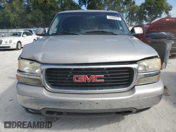 2005 GMC Yukon SLT with VIN 1GKEK13T25R247927, listed as a Copart auction lot 74268974 with 279,316 mi miles and Salvage Title. Bid and sale history available at carsss.com. Image 5.