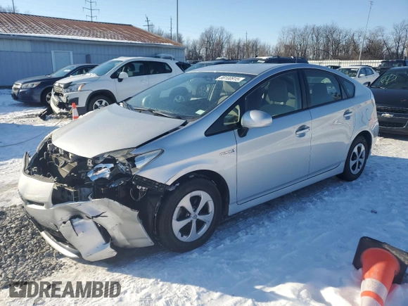 2014 Toyota Prius Four with VIN JTDKN3DU0E1737659, listed as a Copart auction lot 88100915 with 17,707 mi miles and Salvage Title. Bid and sale history available at carsss.com. Image 1.