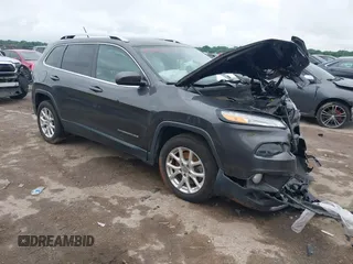 2016 Jeep Cherokee Latitude with VIN 1C4PJLCBXGW206587, listed as a IAAI auction lot 42494377 with 65,600 mi miles and . Bid and sale history available at DreamBid. Image 1.