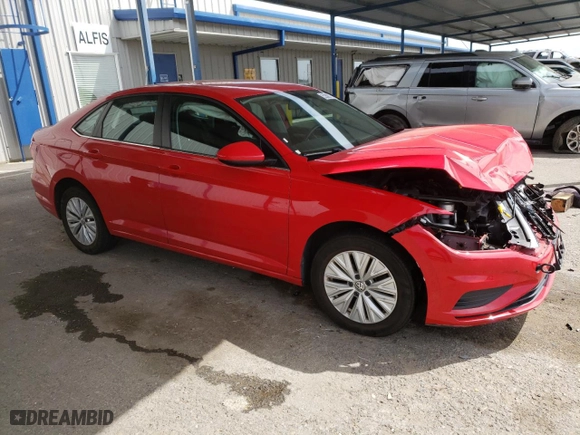 2019 Volkswagen Jetta S with VIN 3VWC57BU4KM070444, listed as a Copart auction lot 53309185 with 75,423 mi miles and Salvage Title. Bid and sale history available at carsss.com. Image 4.