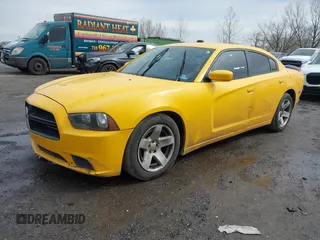 2014 Dodge Charger Police with VIN 2C3CDXAT9EH350916, listed as a IAAI auction lot 42030015 with 222,044 mi miles and . Bid and sale history available at DreamBid. Image 2.