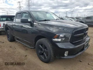 2018 Ram 1500 Express with VIN 1C6RR7FGXJS298063, listed as a Copart auction lot 53107165 with 132,876 mi miles and Salvage title. Bid and sale history available at DreamBid. Image 4.