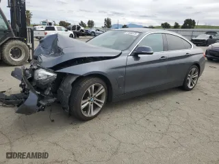 2017 BMW 4 Series 430i with VIN WBA4F7C59HG786722, listed as a Copart auction lot 47858575 with 94,248 mi miles and Salvage Title. Bid and sale history available at carsss.com. Image 1.