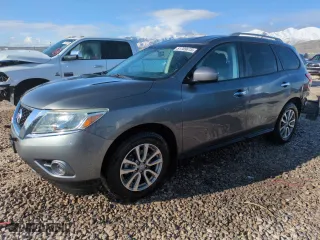 2016 Nissan Pathfinder Platinum with VIN 5N1AR2MM7GC608640, listed as a Copart auction lot 51709675 with 89,160 mi miles and Salvage Title. Bid and sale history available at carsss.com. Image 1.