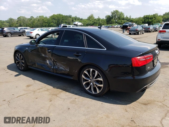 2012 Audi A6 Prestige with VIN WAUHGAFC9CN161330, listed as a Copart auction lot 63708745 with 163,299 mi miles and Salvage title. Bid and sale history available at DreamBid. Image 2.