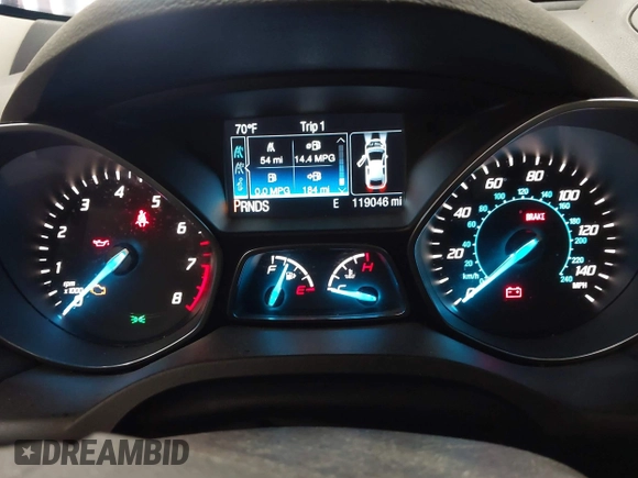 2014 Ford Escape SE z VIN 1FMCU9GX5EUA05294, wystawiony jako IAAI lot #42282028 z przebiegiem 119 046 mil mil oraz . Historia ofert i sprzedaży dostępna na DreamBid. Obrazek 7.