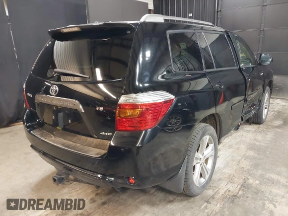 2009 Toyota Highlander Sport with VIN JTEES43A492140190, listed as a IAAI auction lot 41704919 with 137,973 mi miles and . Bid and sale history available at DreamBid. Image 4.