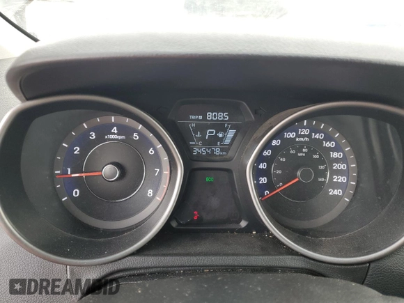 2015 Hyundai Elantra SE with VIN 5NPDH4AE6FH632105, listed as a Copart auction lot 50212505 with 345,478 mi miles and Salvage Title. Bid and sale history available at DreamBid. Image 9.