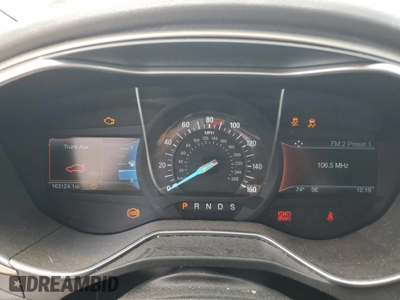 2016 Ford Fusion SE with VIN 3FA6P0HDXGR243960, listed as a Copart auction lot 58575615 with 163,124 mi miles and Salvage title. Bid and sale history available at DreamBid. Image 9.