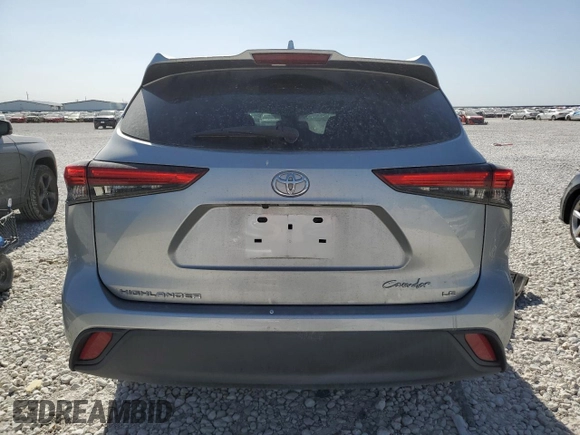 2021 Toyota Highlander L with VIN 5TDZZRAH2MS515896, listed as a Copart auction lot 49450015 with 57,639 mi miles and Salvage title. Bid and sale history available at DreamBid. Image 6.