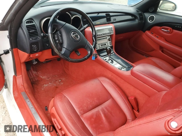 2007 Lexus SC 430 with VIN JTHFN45YX79011643, listed as a Copart auction lot 44015675 with Not Provided miles and Salvage Title. Bid and sale history available at DreamBid. Image 8.