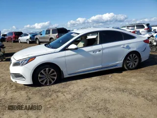 2017 Hyundai Sonata Sport with VIN 5NPE34AF1HH504434, listed as a Copart auction lot 44052835 with 115,837 mi miles and Salvage Title. Bid and sale history available at DreamBid. Image 1.