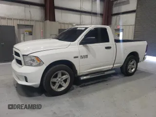 2014 Ram 1500 Express with VIN 3C6JR6AT7EG102881, listed as a Copart auction lot 58232595 with 127,122 mi miles and Clean title. Bid and sale history available at DreamBid. Image 1.