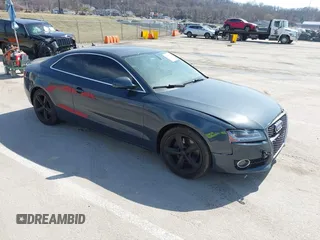 2009 Audi A5 with VIN WAUDK78T09A017324, listed as a IAAI auction lot 41792872 with 212,612 mi miles. Bid and sale history available at carsss.com. Image 1.
