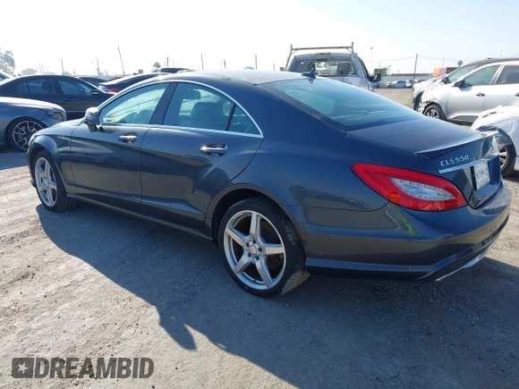 2014 Mercedes-Benz CLS-Class CLS 550 with VIN WDDLJ7DB9EA122846, listed as a IAAI auction lot 41588708 with 52,706 mi miles. Bid and sale history available at carsss.com. Image 3.