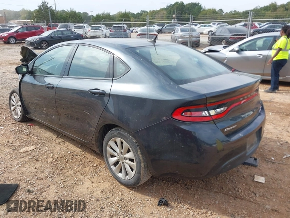 2014 Dodge Dart SXT with VIN 1C3CDFBB2ED803321, listed as a IAAI auction lot 41357924 with 1 mi miles. Bid and sale history available at carsss.com. Image 3.