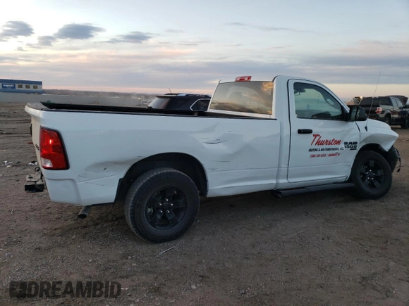 2023 Ram 1500 Tradesman with VIN 3C6JR7DG4PG551460, listed as a Copart auction lot 83994184 with 11,803 mi miles and Salvage title. Bid and sale history available at DreamBid. Image 3.
