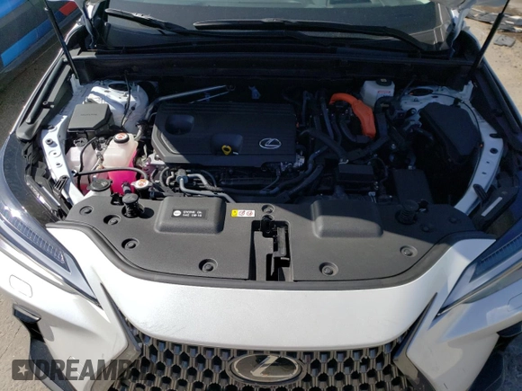 2022 Lexus NX 350h Luxury with VIN JTJHKCEZXN2005513, listed as a Copart auction lot 49705234 with 9,656 mi miles and . Bid and sale history available at DreamBid. Image 12.