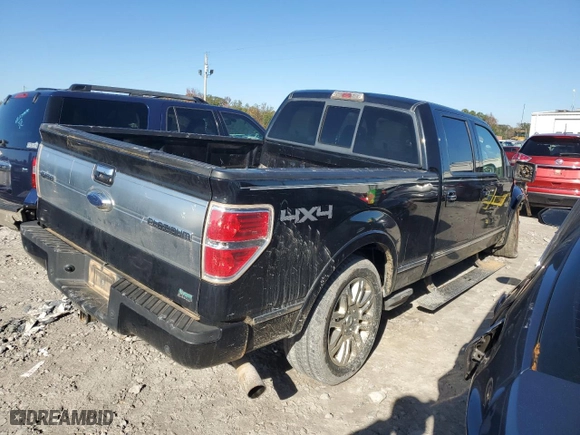 2010 Ford F-150 XL with VIN 1FTFW1EV4AFA04151, listed as a Copart auction lot 82592844 with 153,396 mi miles and Salvage Title. Bid and sale history available at carsss.com. Image 3.