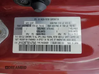 2008 Mazda MX-5 Miata Grand Touring z VIN JM1NC26F780147545, wystawiony jako Copart lot #51526915 z przebiegiem 85 178 mil mil oraz Szkoda całkowita • Salvage title. Historia ofert i sprzedaży dostępna na DreamBid. Obrazek 12.