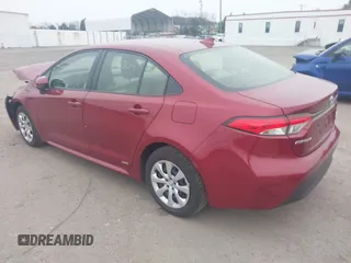 2023 Toyota Corolla Hybrid LE with VIN JTDBDMHE2PJ000249, listed as a IAAI auction lot 41618305 with 47,925 mi miles. Bid and sale history available at carsss.com. Image 3.