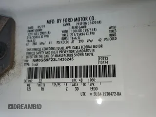 2020 Ford Transit Connect XLT with VIN NM0GS9F23L1436245, listed as a Copart auction lot 58980995 with 119,868 mi miles and Clean title. Bid and sale history available at DreamBid. Image 13.