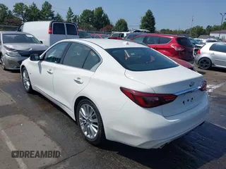 2019 Infiniti Q50 Luxe z VIN JN1EV7AP6KM518902, wystawiony jako IAAI lot #40292944 z przebiegiem 73 683 mil mil oraz . Historia ofert i sprzedaży dostępna na DreamBid. Obrazek 3.