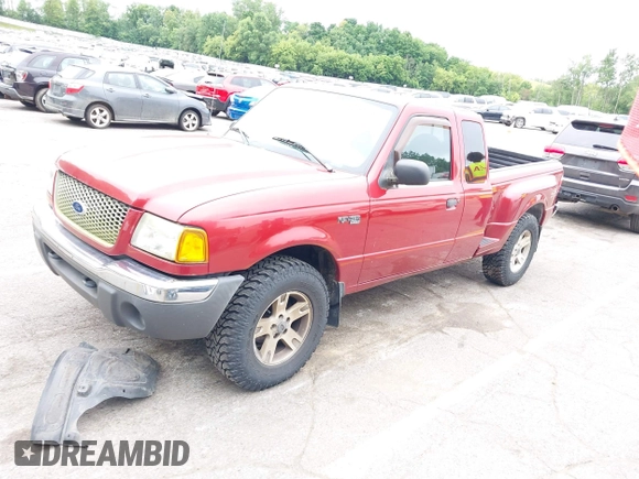 2002 Ford Ranger XL Fleet with VIN 1FTZR45E02PB44764, listed as a IAAI auction lot 42742172 with 124,903 mi miles and . Bid and sale history available at DreamBid. Image 2.