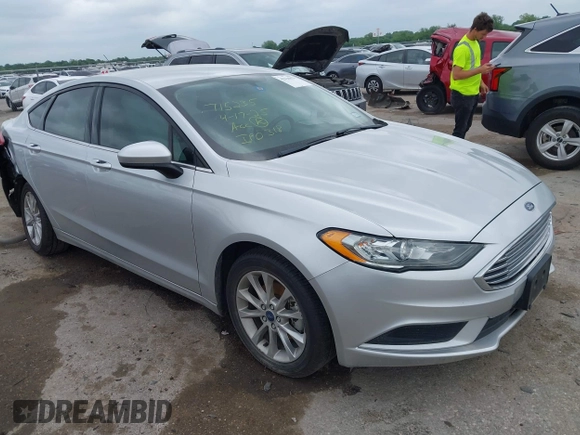 2017 Ford Fusion SE with VIN 3FA6P0HD3HR273593, listed as a IAAI auction lot 42136079 with 101,545 mi miles and . Bid and sale history available at DreamBid. Image 1.