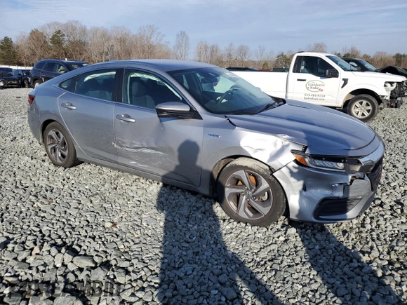 2019 Honda Insight EX with VIN 19XZE4F52KE003687, listed as a Copart auction lot 43454425 with 107,831 mi miles and Salvage Title. Bid and sale history available at carsss.com. Image 4.