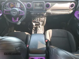 2020 Jeep Wrangler Unlimited Freedom with VIN 1C4HJXDG5LW206089, listed as a Copart auction lot 76636814 with 51,455 mi miles and Salvage title. Bid and sale history available at DreamBid. Image 8.