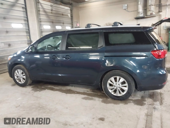 2016 Kia Sedona LX with VIN KNDMB5C10G6161548, listed as a IAAI auction lot 41957535 with 130,228 mi miles and . Bid and sale history available at DreamBid. Image 15.