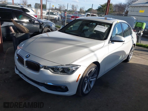 2016 BMW 3 Series 328i with VIN WBA8E9G58GNT47869, listed as a IAAI auction lot 41594120 with 57,561 mi miles. Bid and sale history available at carsss.com. Image 17.