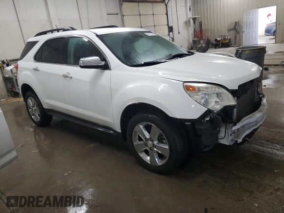 2014 Chevrolet Equinox LT with VIN 2GNFLBE30E6143858, listed as a Copart auction lot 53172675 with 117,284 mi miles and Salvage Title. Bid and sale history available at DreamBid. Image 4.